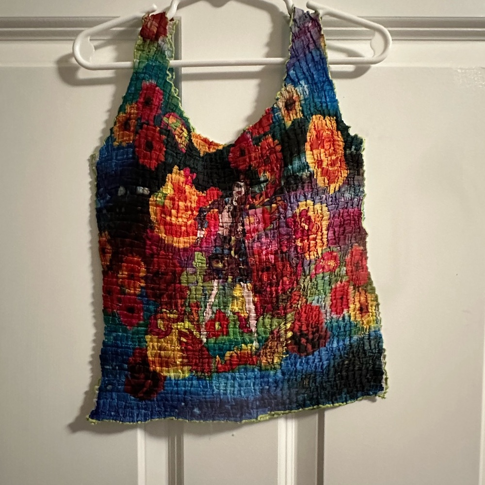 Vibrant Floral Kids Top